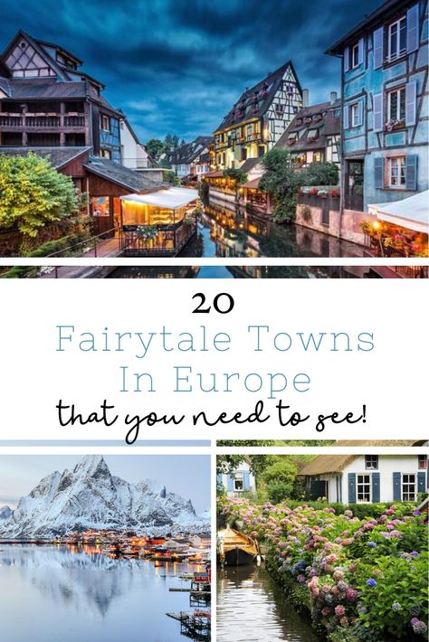 THE BEST list of travel destinations in Europe! I am so glad that I found this GREAT list of European travel destinations that ALL look like they could be fairytales! Each of these unique towns would be perfect for a romantic getaway! #europetravel Romantic European Destinations, 2024 Travel Destinations, Best European Vacations, Vacation Destinations Couples, Europe Weekend Trips, European Travel Destinations, Cheap Weekend Getaways, European Town, Weekend Getaways For Couples