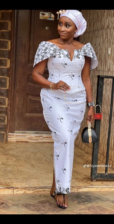 African Print Long Dress, White Lace Dress Short, Lace Dress Classy, African Fabric Dress, Ankara Dress Styles, African Print Dress Ankara, Wedding Classy, Short African Dresses, Best African Dresses