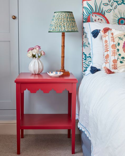 Georgie Wykeham Designs on Instagram: “We're excited to show you a preview of our brand NEW side table in the Colourist Collection ❤️ This is the perfect bedside table, or…” Turkish Interior Design, Modern Victorian Bedroom, Massachusetts House, Victorian Bedroom, House Details, Side Tables Bedroom, Country Interior, Brown Furniture, Wow Factor