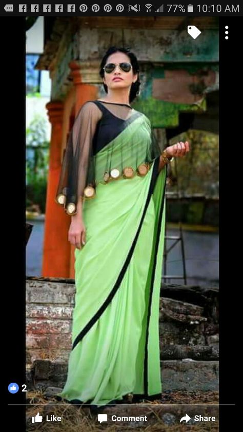 Poncho Poncho Blouse Saree, Traditional Saree With Cape Sleeves And Pallu, Bollywood Style Saree With Cape Sleeves For Festivals, Festive Saree With Pallu And Cape Sleeves, Festival Saree With Dupatta And Cape Sleeves, Blouse Designs Catalogue, Poncho Blouse, Saree Blouse Neck Designs, Lehenga Blouse Designs