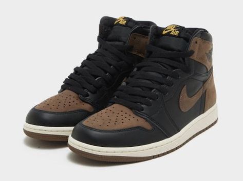 Brown And Black Jordans, Black And Brown Jordan 1, Jordan 1 Palomino, Jordan 1 Milan, Jordan 1 Black, Jordan 1s, Jordan 1 High Og, Jordan 1 High, Air Jordan 1 High