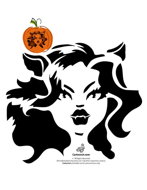 Monster High Pumpkin Carving Patterns Clawdeen Wolf Monster High Doll Pumpkin Carving Pattern – Cartoon Jr. High Pumpkin Carving, Monster High Pumpkin Carving, Monster High Pumpkin, Disney Pumpkin Carving Templates, Wolf Monster, Printable Pumpkin Stencils, Halloween Pumpkin Stencils, Hello Kitty Pumpkin, Character Pumpkins