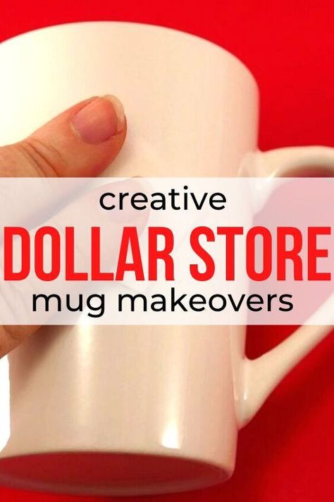 $1 mugs are a budget friendly christmas gift idea. Best of all, dollar tree mugs can be customized a zillion different ways. Cute $1 coffee mug makeover. #hometalk Diy Personalized Coffee Mugs, Decorated Coffee Mugs, Coffee Mug Decor, Custom Mugs Diy, Christmas Coffee Mug Ideas, Coffee Mug Crafts Diy, Painting On Coffee Mugs, Xmas Mugs Diy Gift Ideas, Fun Coffee Mugs