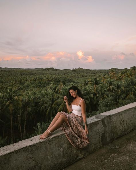 Palm Tree Forest, Siargao Philippines, Beach Photo Inspiration, Siargao Island, Island Pictures, Island Outfit, Cotton Candy Sky, Sky Light, Siargao