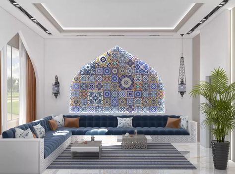 Arabic Style Living Room, Room Divider Living Room, Morocco Interior Design, Makeover Living Room, Morocco Interior, Room Ideas Design, Arabic Living Room, Arabic Interior Design, Foyer Living Room