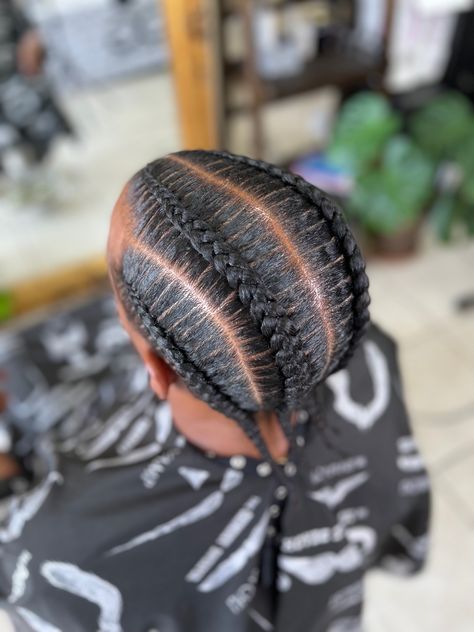 4 Stitch Braids Men, Stitch Braids Men, 4 Cornrows Braids, 4 Stitch Braids, Cornrows Men, Hair Twists Black, Digital Hair, Scalp Braids, Braids Men