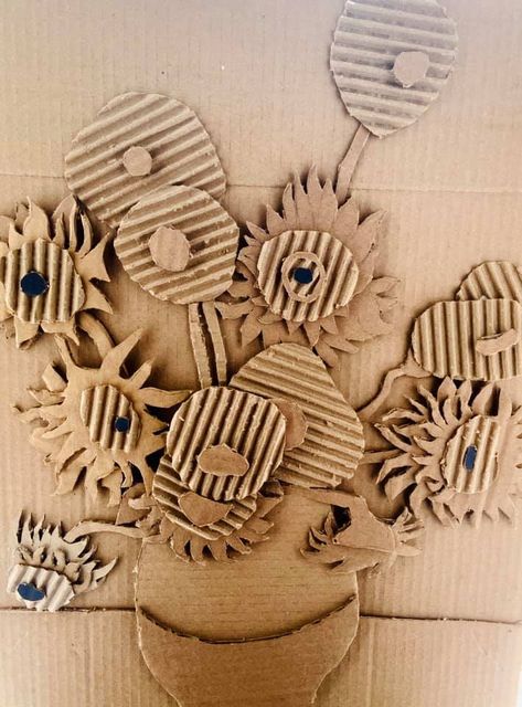 Low Relief Cardboard Art, Cardboard Relief Sculpture Art Projects, Corrugated Cardboard Art, 3d Cardboard Art, Cardboard Cutout Art, Cardboard Relief Sculpture, Art With Cardboard, Card Board Art, Cardboard Art Projects