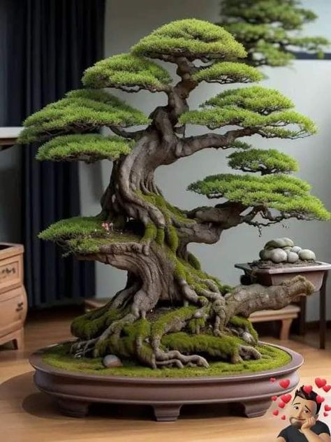 Small Tree Plant, Bonsai Tree Design, Garden Bonsai Tree, Japanese Bonsai Tree, Japanese Garden Landscape, Bonsai Tree Types, Bonsai Ideas, Pine Bonsai, Bonsai Tree Care