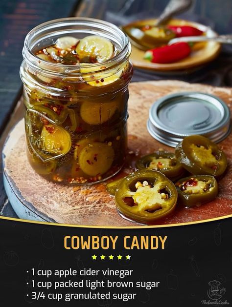 Cowboy Candy Jalapenos, Canned Jalapenos, Candied Jalapenos, Cowboy Candy, Wild Game Recipes, Game Recipes, Canning Food, Family Cookbook, Recipes Bread