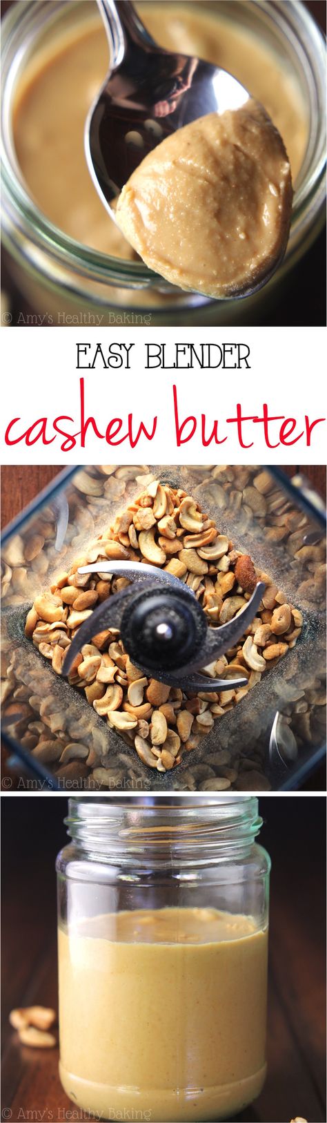 Easy Blender Cashew Butter -- you just need 2 ingredients & 10 minutes! This tastes SO much better than store-bought for half the price! Nourishing Desserts, Cashew Butter Recipe, Cleansing Recipes, Fit Foodie, Blender Recipes, Paleo Snacks, Cashew Butter, Nut Butters, Butter Recipe