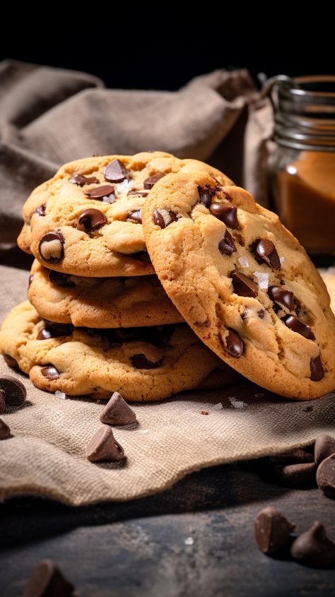 Classic Chocolate Chip Cookies [30 Minutes] – Chasety Chocolate Chip Cookies Pictures, Choco Cookies Recipes, Chocolate Chip Cookie Photography, Cookies Pictures Ideas, Biscuit Photography Ideas, Photographing Cookies, Cookie Photography Ideas, Chocolate Chip Cookies Photography, Cookie Reels