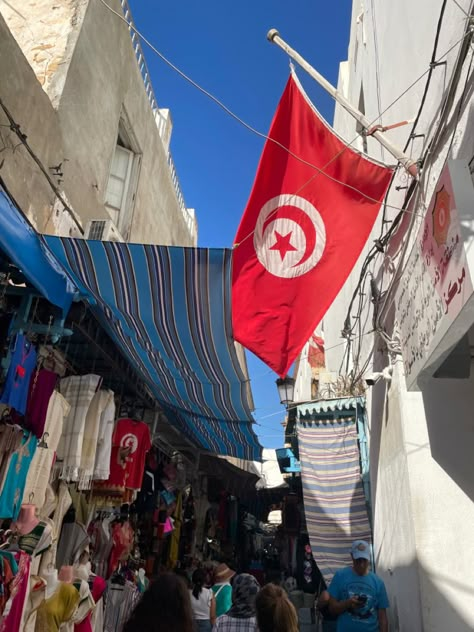 Tunisia Aesthetic, Tunisian Flag, Tunisia Africa, Tunisia Flag, Tunis Tunisia, Summer Market, Visit Africa, Arab Culture, Dream Vacations Destinations