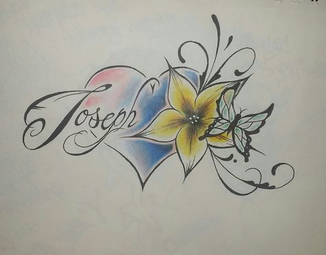 Joseph tattoo design Joel Name Tattoo, Joseph Tattoo Design, Joseph Name Tattoo Design, Joseph Tattoo Name, Joseph Name, Polynesian Tattoo Designs, Chicano Drawings, Name Tattoo Designs, Tattoo Design Book