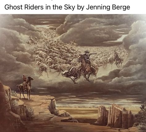 List Of Fairy Tales, Western Pics, Ghost Riders In The Sky, Riders In The Sky, Outlaw Tattoo, Cowboy Artwork, Ghost Rider Wallpaper, Adidas Art, Western Artwork