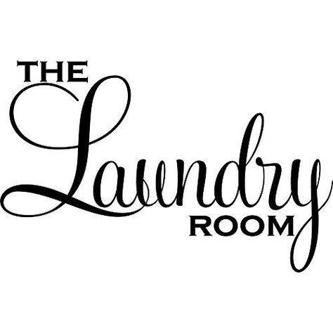 Laundry Room Quotes, Laundry Schedule, Laundy Room, Vinyl Wall Decor, Vinyl Wall Lettering, Wall Lettering, Laundry Room Doors, Laundry Shop, Vinyl Quotes