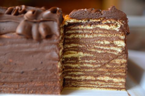 Dobos Torte, Doberge Cake, Brunch Bake, Southern Cake, Lemon Layer Cakes, Chocolate Pecan Pie, Coconut Pecan, Layered Desserts, Chocolate Pecan