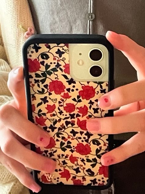 Rose Romance Wildflower Case, Wf Phone Cases, Iphone 12 Case Aesthetic, Wf Cases, Wildflower Aesthetic, Rose Phone Case, Wildflower Phone Cases, Creative Iphone Case, Retro Phone Case