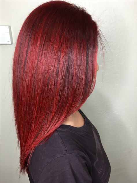 Red hair, vibrant hair, balayage hair, pravana, mermaid hair, bright vivid hair  @hairbyjayleen Hair Balayage Red, Red Hair Vibrant, Balayage Red Hair, Balayage Red, Vivid Hair, Vibrant Hair, Hair Instagram, Lily Evans, Hair Creations