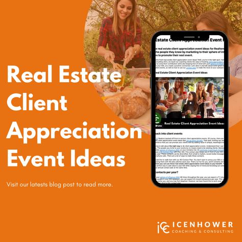 Real Estate Marketing Event Ideas, Real Estate Client Events, Client Event Ideas, Realtor Event Ideas, Fun Real Estate Marketing Ideas, Realtor Client Appreciation Events, Real Estate Client Appreciation Events, Client Appreciation Events Real Estates, Real Estate Fun All Things Real Estate