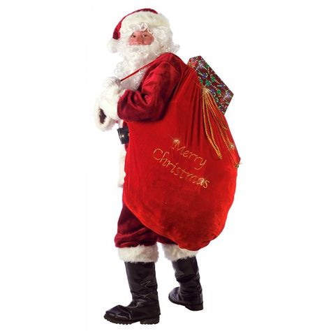 9.21 Amazon.com: Fun World Costumes Santa Sack, Red/Gold, 30"x36": Santa Bag: Clothing Santa Claus Toys, Santa Claus Suit, Toy Sack, Santa Toys, Santa Claus Costume, California Costumes, Santa Bags, Gift Sack, Santa Costume