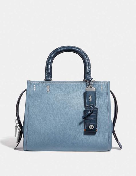 Coach Rogue 25 With Crocodile Detail Coach Rogue 25, Coach Rogue, Coach Leather, Coach Swagger Bag, Leather Care, Coach Purses, Kids Bags, Kate Spade Top Handle Bag, Coach Handbags