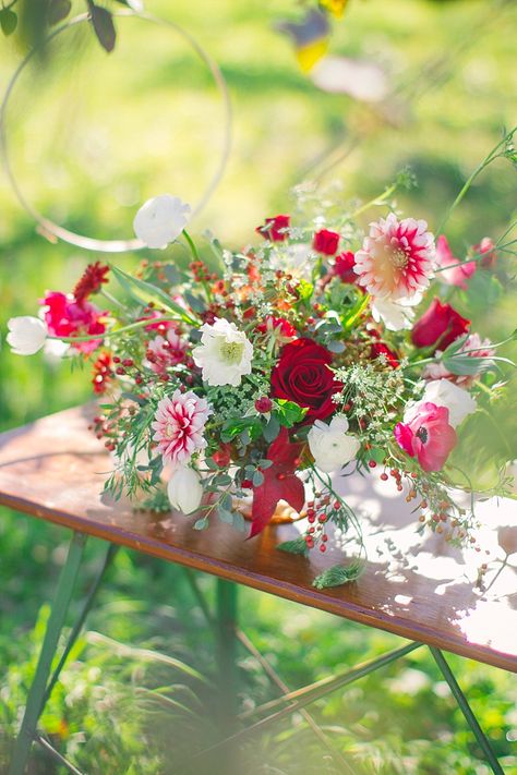 beautiful florals by Alluring Blooms Madison, WI (photo by boothphotographics.com) Red Centerpieces, Madison Wedding, Wedding Venue Decorations, Bouquet Arrangements, Floral Inspiration, Wedding Decor Elegant, Madison Wi, Fun Events, Wedding With Kids