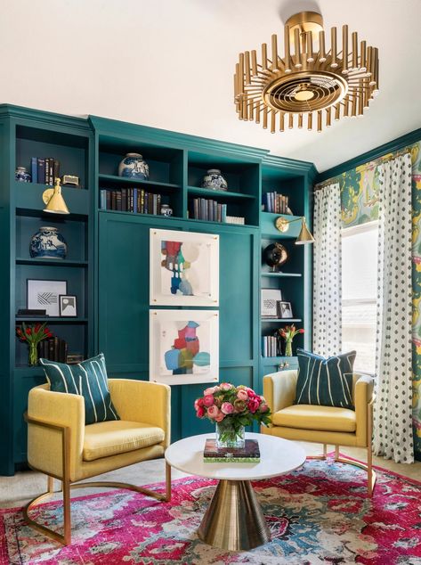 Murphy Beds Make A Comeback As Spare Bedrooms Shift to Office Spaces - The New York Times Murphy Bed Desk Combo Home Office, Guest Office Combo, Murphy Bed Office Guest Bedrooms, Office Murphy Bed, Murphy Bed Office, Spare Bedrooms, Guest Bedroom Office, Yellow Accent Chairs, Tennessee House