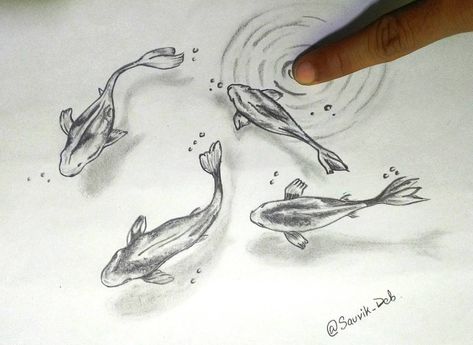 3D fish drawing🐟🐟  #artoftheday #artsy #sketch #sketchbook #drawing #3ddrawing Fish Pencil Drawing, Drawings Of Animals, 3d Fish, Fish Drawing, Pencil Drawings Of Animals, Fish Drawings, 3d Drawings, Sketchbook Drawing, Pencil Sketch