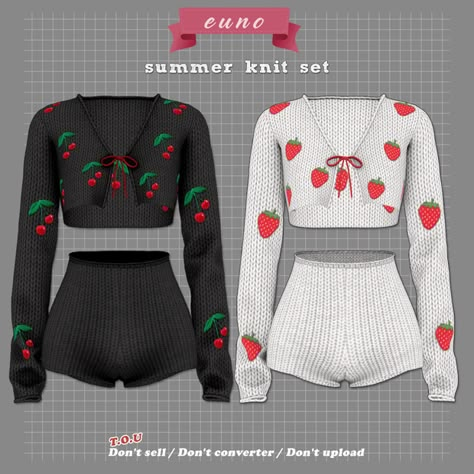 Sims 4 Cc Clothes Summer, Euno Sims, Sims 4 Cc Clothes, Sims Packs, The Sims 4 Pc, The Sims 4 Packs, Sims 4 Game Mods, Sims 4 Expansions, Sims 4 Cc Folder