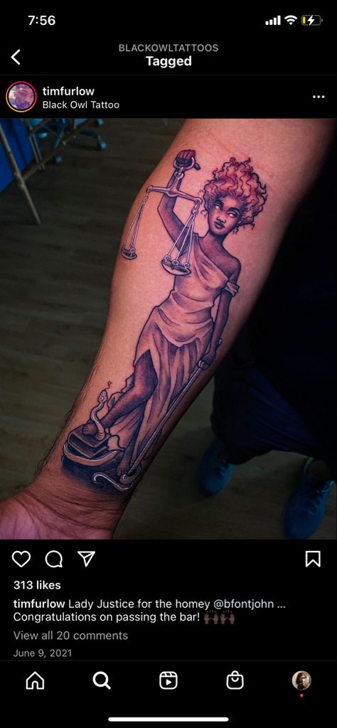 Libra Tattoos Black Women, Black Libra Goddess Tattoo, Justice Goddess Tattoo, Libra Warrior Tattoo, Goddess Of Justice Tattoo, Libra Lady Justice Tattoo, Libra Goddess Tattoo, Black Goddess Tattoo, Libra Tattoo Ideas For Women