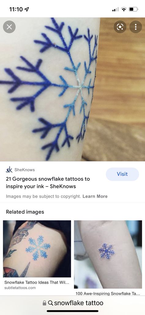 Snowflake Tattoo, Snow Flake Tattoo, Awe Inspiring, Maple Leaf Tattoo, Maple Leaf, Tattoos, Quick Saves