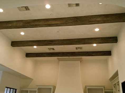 Faux Wood Beams – Light Walnut Beam Design Ideas, Beam Design, Faux Tin Ceiling Tiles, Decorative Ceiling Tile, Faux Tin, Faux Beams, Faux Wood Beams, Wood Beam, Wood Beam Ceiling