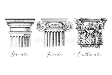 Architecture Journal, Greece Architecture, Architectural Orders, Greek Columns, Perspective Drawing Lessons, Corinthian Column, Ancient Greek Architecture, Architecture History, Art Apps