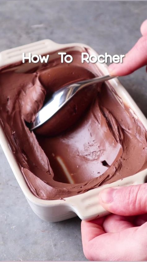 How To Rocher - a great technique to add a fancy scoop to any dish! | Matt Adlard | Jack Harlow · First Class Matt Adlard, Jack Harlow, Baking Tips, First Class, Baking