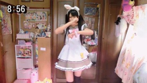 Gif Kawaii, Maid Cafe, Cute Gifs, Kawaii Core, Japanese Aesthetic, Aesthetic Gif, J Fashion, Cute Icons, Cute Stuff