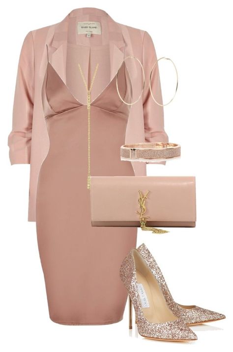 "Styled by Candice" by candicegeorge on Polyvore featuring River Island, Jimmy Choo, Yves Saint Laurent, Kenneth Jay Lane and Jennifer Meyer Jewelry Y8 Games, Dress Wallpaper, Clothing Minimalist, Fashion Ads, Wallpaper Fashion, 2000 Fashion, Chique Outfits, Free Fashion, Fashion Leggings