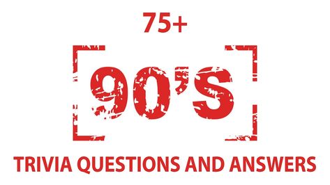 75+ 90s Trivia Questions and Answers 90s Trivia Questions And Answers, 90s Trivia, 1990s Shows, Rachel Friends, Empire Records, Trivia Questions And Answers, Best Horror Movies, Bin Laden, American Pie