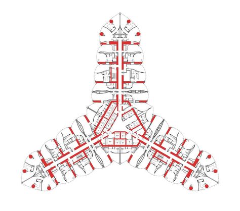 How the Burj Khalifa Redefined High-Rise Architecture Burj Khalifa Wings, Burj Khalifa Top View, Burj Khalifa Floor Plan, Burj Khalifa Inside, View From Burj Khalifa, Khalifa Dubai, Armani Hotel, Mixed Use, Global Views