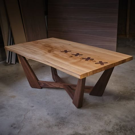 Coffee Table Inspiration, Wood Table Legs, Wood Table Design, Coffee Table Base, Coffee Table Legs, Woodworking Table, Table Inspiration, Table Designs, Dining Table Design