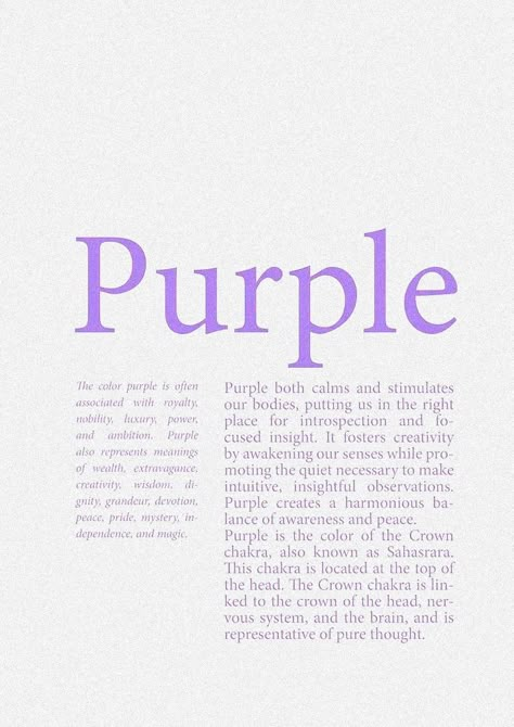 Purple Definition Aesthetic, Lilac Color Meaning, Color Definition Aesthetic, Purple Definition, Pink Meaning, Lilac Poster, Deco Violet, Purple Quotes, Purple Vibe