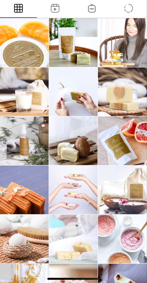 Soap Instagram Feed, Soap Photography, Instagram Feed Tips, Săpunuri Handmade, Instagram Feed Planner, Instagram Feed Layout, Soap Making Recipes, Brand Photography Inspiration, Marketing Photos