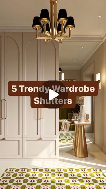 PalakSahni : An Architect & Interior Designer on Instagram: "Bored of Regular Laminated Wardrobe Shutters ? 

We have 5 Trending Wardrobe Shutter Ideas for you 💡 

1. Fluted Mdf Shutters
2. Ratan
3. Customised wallpaper 
4. Fluted/Tinted glass
5. Mouldings

Save for Future Use & Follow @palaksahniinteriors  for more ✨

#tips #tipsandtricks #wardrobedesign #wardrobeshutters #beautyhacks #delhincr #interiortips" Laminate Wardrobe Design, Wardrobe Shutters, Customised Wallpaper, Wardrobe Shutter Design, Shutter Ideas, Wardrobe Laminate Design, Glass Wardrobe, Interior Designers In Delhi, Shutter Designs