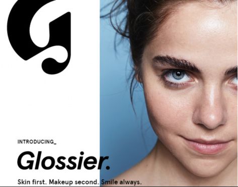 Glossier Branding Identity, Glossier Graphic Design, Glossier Advertising, Glossier Branding, Glossier Ad, Babe Original, Glossier Perfume, Layout Editorial, Empowering Girls