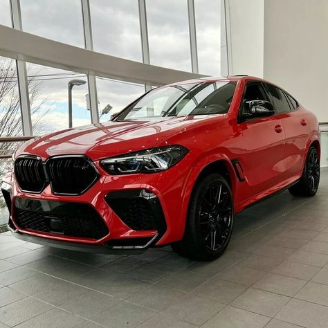 BMW on Instagram: "This pre-owned X6M Competition finished in Toronto Red is loaded with options including an Executive Package, a Driving Assistance Professional Package, a Competition Package, and nearly 650 horsepower 😳 Via @paulmillerbmw Follow:@bmw.no.limit #bmwloverclub #bmwnolimit #bmwfan #bmwlover #bmwfanclub #bmwnation #bmwlovers #bmwfamily #bmwx6 #x6 #bmwx6m #x6mcompetition #x6mcompetition" New Car Goals, Dream Car Interior, Bmw X6m Competition, X6m Competition, Bmw X6 M Competition, Bmw Red, Bmw X6m, Paul Miller, Bmw X5 M Sport