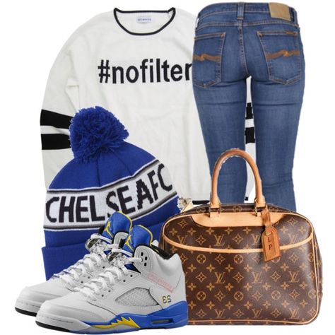 Untitled #11, created by trillest-fashionx on Polyvore Casual Sport Outfit, Jordan Style, Dope Clothes, Jordan Outfits, Fresh Outfits, Outfit Check, Air Jordan 5, Rich Life, Jordan 5