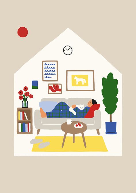 달력 디자인, Gift Card Design, Isometric Art, 카드 디자인, House Illustration, Paper Illustration, Happy Design, People Illustration, Calendar Design