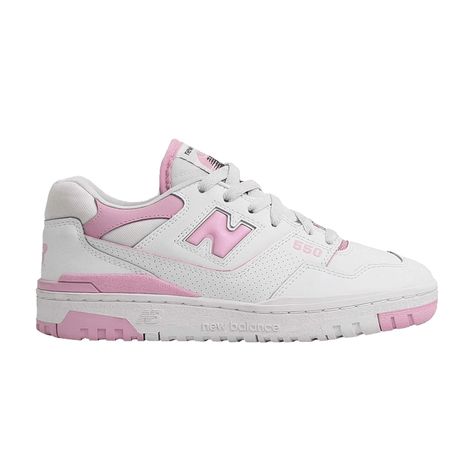 Check out the Wmns 550 'White Bubblegum Pink' on GOAT New Balance 550 Pink, New Balance 550s, Pink New Balance, Pink Bubblegum, Shoe Wishlist, School Accessories, Pink Shoes, Bubblegum Pink, Bubble Gum