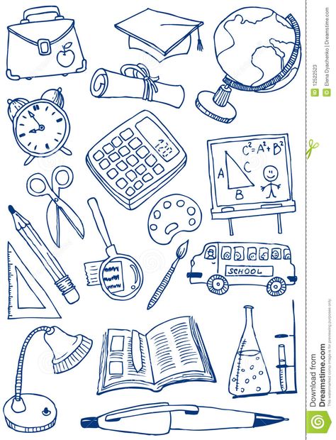 Education Doodles Stock Photos - Image: 12522523 Education Doodles, Poem Journal, Banner Doodle, Doodles Illustration, Ipad Painting, Mini Doodle, Doodle Pages, Doodle Art Drawing, Sketch Notes