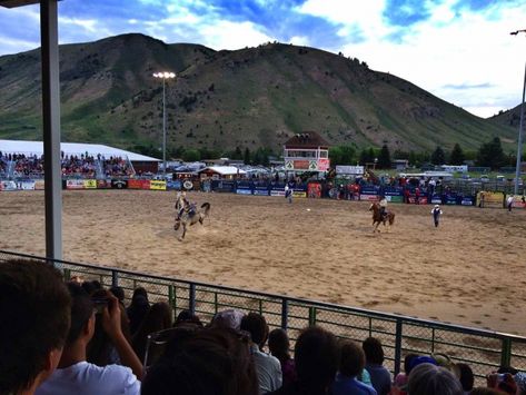 The famous Jackson Hole Rodeo connects the whole family to the original cowboy competitions of the Wild West. We explain what you should know before going. Jackson Hole Rodeo, Wyoming Vacation, Jackson Hole Wy, Yellowstone Trip, Wyoming Travel, Jackson Wyoming, Jackson Hole Wyoming, The Wild West, Travel Info