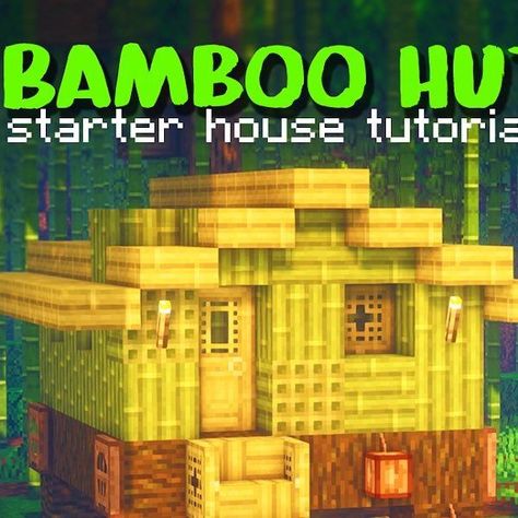 Minecraft Bamboo House, Minecraft Update, Starter House, Bamboo House, Starter Home, Minecraft Ideas, See You Soon, Instagram A, See You